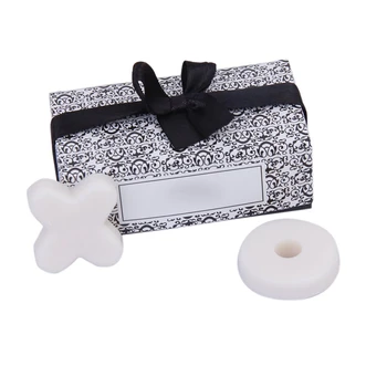 

Trendy Cute Scented Soap Wedding Favors for XO Gift Party Baby Shower White