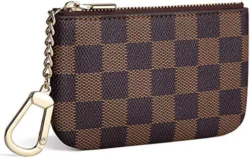 Checkered Keychain Pouch 2024 favors