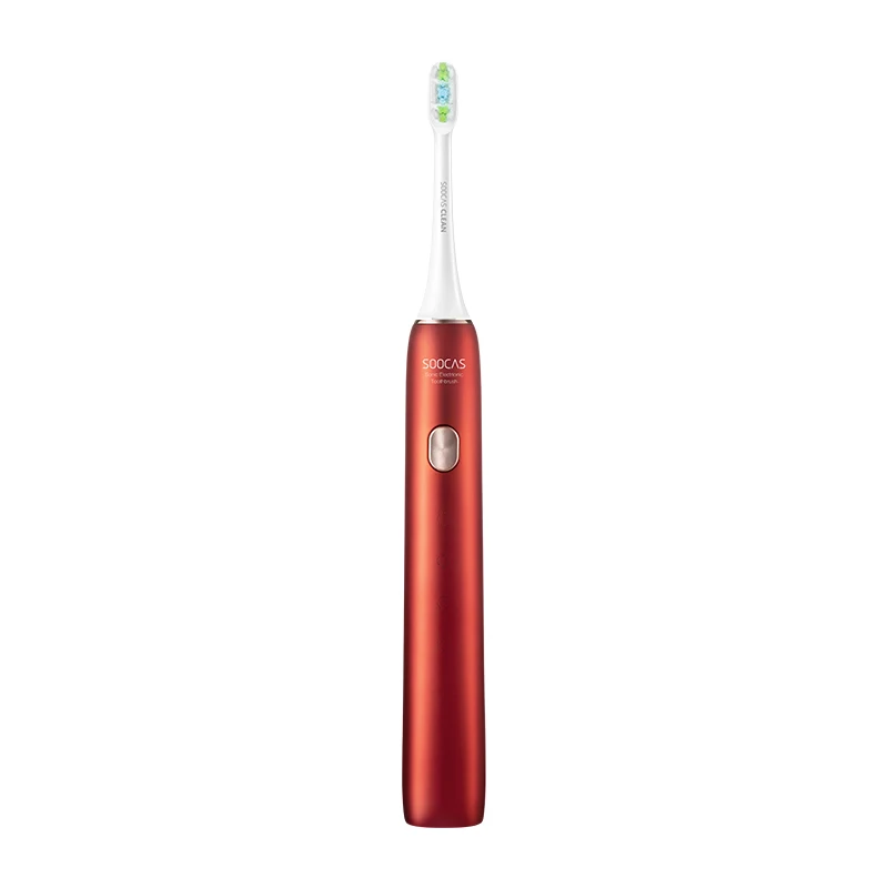 SOOCAS X3U звуковая электрическая зубная щетка для взрослых перезаряжаемая зубная щетка IPX7 Водонепроницаемая Автоматическая ультра звуковая зубная щетка Ван Гог - Цвет: RED
