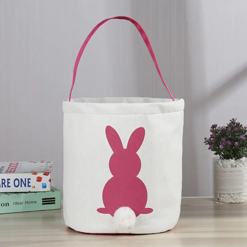 Easter Egg Rabbit Bunny Tail Basket Canvas Carrying Bag Tote Bucket Holiday Celebration Party Decoration Drop Ship Support Easter Egg Rabbit Bunny Tail Basket Canvas Carrying Bag Tote Bucket Holiday Celebration Party Decoration Drop Ship Support