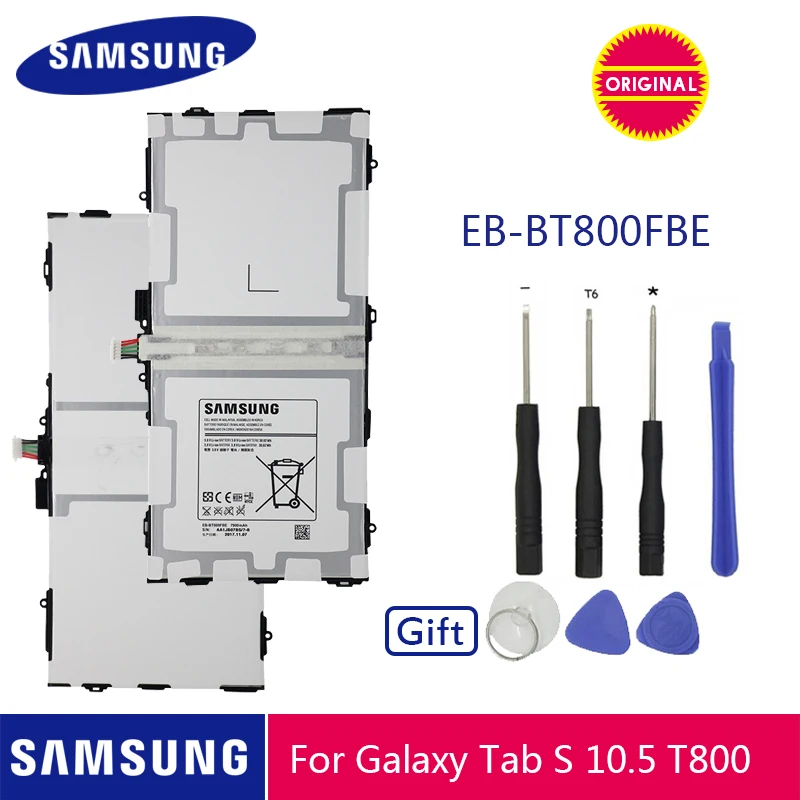 Samsung планшет батарея EB-BT800FBE 7900 мАч для samsung Galaxy Tab S 10," SM-T800 T800 T801 T805 T807 T807A T807P