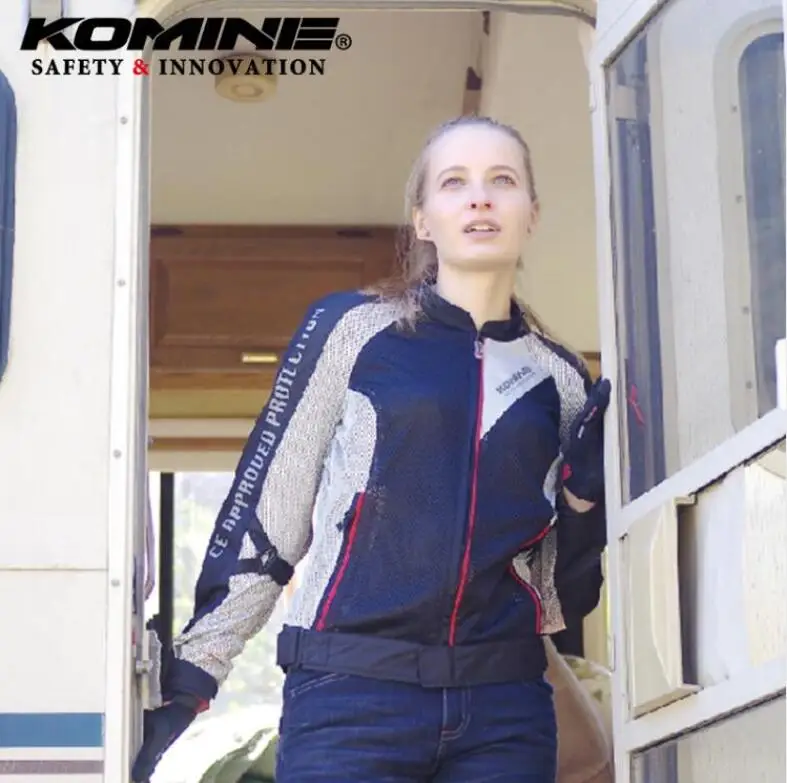KOMINE jk-098 мотоциклетная куртка для верховой езды сезон весна-лето ветрозащитная дышащая крутая осенняя куртка для верховой езды