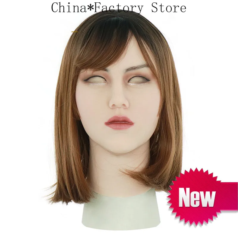 Silicone Mask Artificial Realistic Skin May Mask Latex Sexy Cosplay for  Crossdresser Transgender Male Shemale Drag Queen|Costume Props| - AliExpress