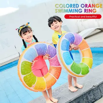 

Swimming Circle Creative Cute PVC Float Sea Bathing Lollipop Pool Kids Swimming Circle Neck Cushions Water
