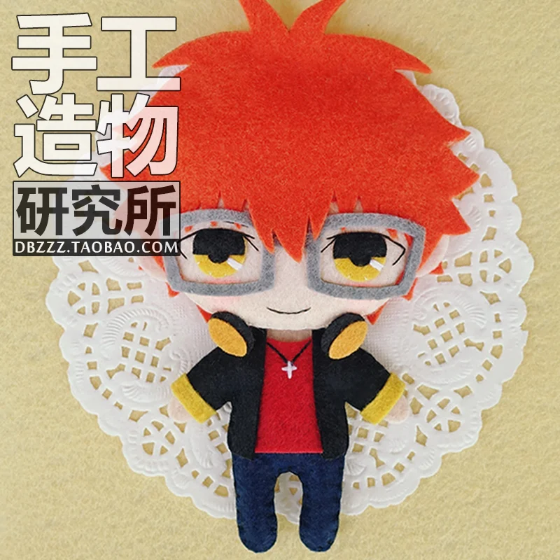 

2020 Hot Anime Mystic Messenger DIY Handmade Toy 707 Zen Jumin Yoosung Mini Hanging Plush Keychain Materials cosplay prop