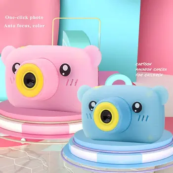 

K10 Bear High Definition Children's Digital Camera With 32G Memory Card Lovely Cartoon Design Intelligence Cultivating