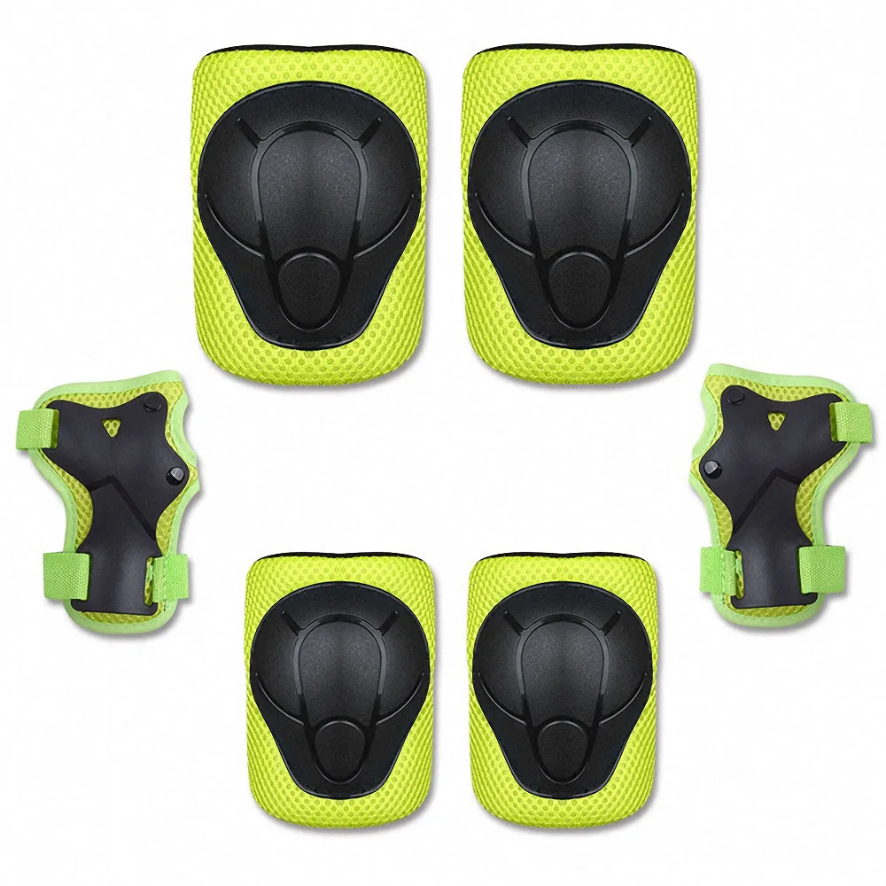 6pcs For Kids Cycling Accessories Safety Protective Gear Set Roller Skating 