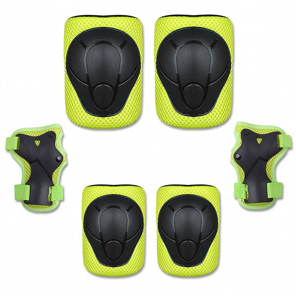 Kid Cycling Roller Skating Protective Gear Pad Guard Set for Knee Elbow Wrists