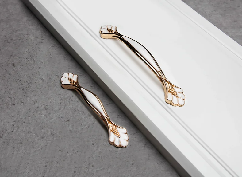 Aluminum Alloy Cabinet Handles Solid Kitchen Cupboard Pulls (7)