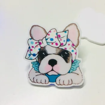 

10pcs/lot Cute dog flat back planar resin DIY resin cabochons accessories for diy phone case hair bows