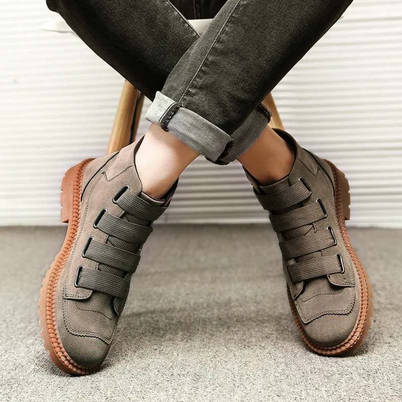 

Spring/autumn Adult Men Shoes Basic Casual Shoes Military Boots Ankle Men Boots