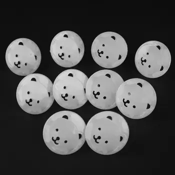 

10pcs Bear EU Power Socket Electrical Outlet Baby Kids Child Safety Guard Protection Anti Electric Shock Plugs Protector Cover