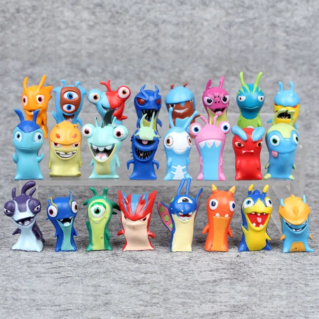 24pcs Slugterra Jouet Mini Figurines d'action Cadeau pour enfants