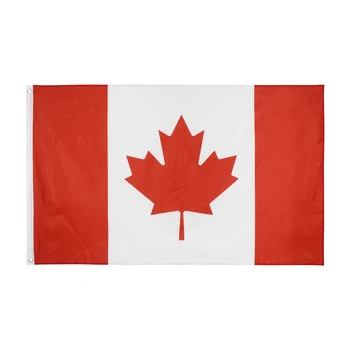 

Great Canadian Flag Banner Flag 5X3FT 90X150cm Canada Flag Polyester Hanging National Flag