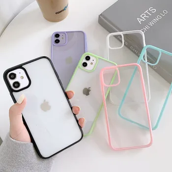 Colourful Bumper Clear Case For iPhone 1