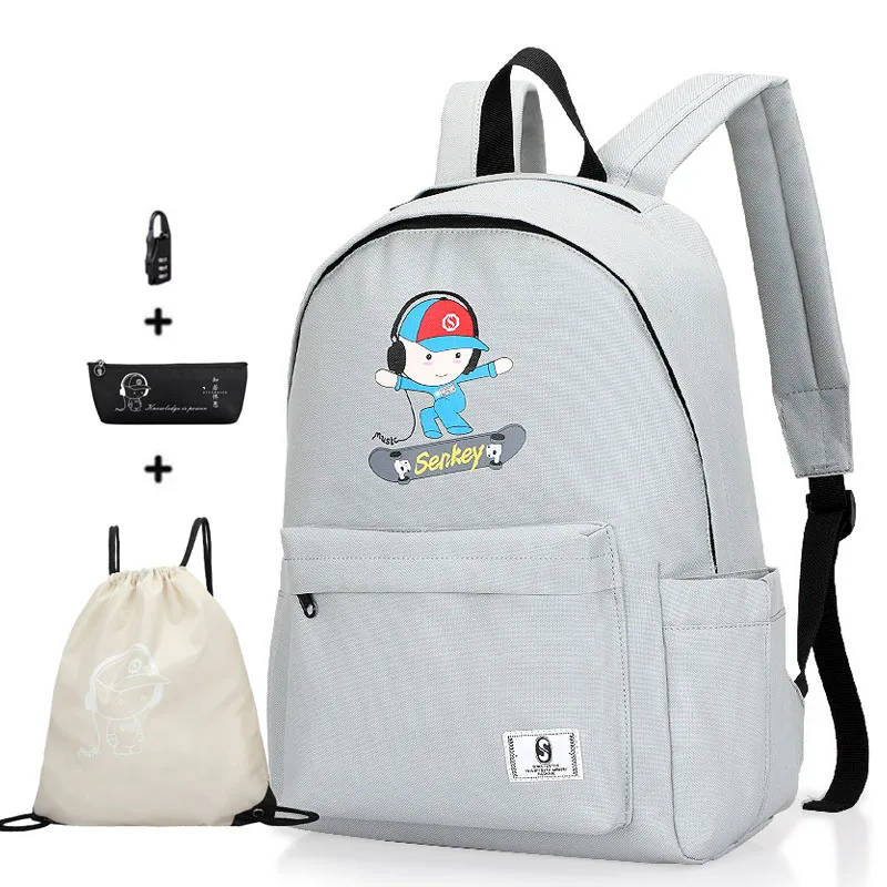 Рюкзак для начальной школы школьные ранцы для мальчиков Книга Детские сумки, рюкзаки Водонепроницаемый Оксфорд школьный рюкзак, школьный рюкзак