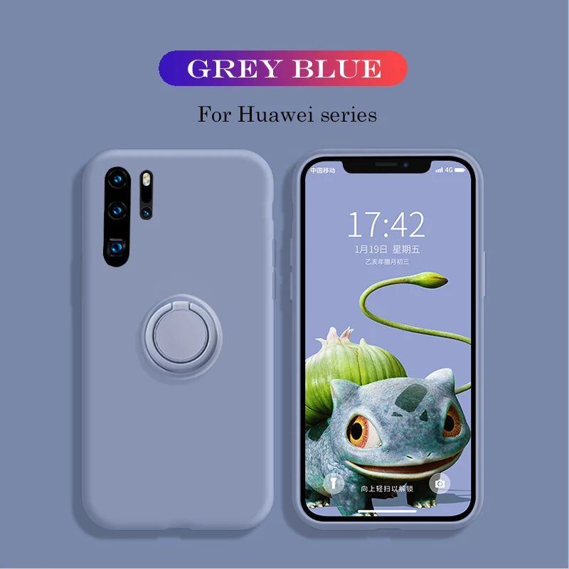 Жидкий силиконовый чехол для huawei P20 Lite Pro, автомобильный держатель, чехол для huawei P30 Lite Pro mate 30 Pro 20 Pro Honor 20 Pro - Цвет: YF