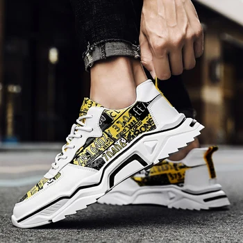 

Men Casual Shoes Trend Non-slip Shoes Men Fashion Sneakers Outdoor Jogging Shoes Men Vulcanize Shoes Classic Adult Fitness Shoes