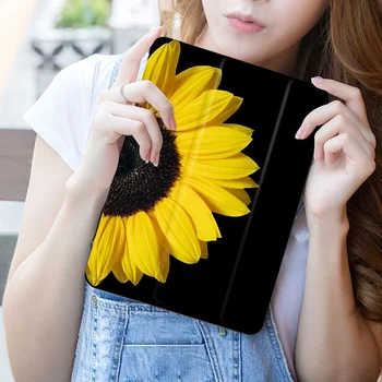

Sunflower Art for ipad case pro 11 Cover pro 12 9 case 2020 Air 3 Mini 5 Funda Mini 2 for 10 2 ipad 7th generation case Air 2