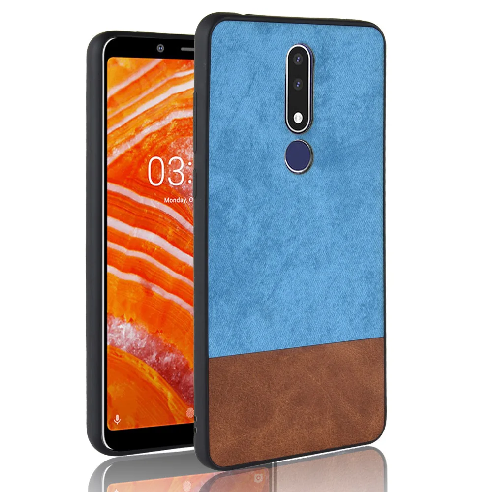 10 шт./лот TPU+ PU+ PC винтажная ткань деним телефон из искусственной кожи чехол для Nokia 3,1 5,1 6,1 8,1X6X7 Plus NOKIA6 8,1X7X6