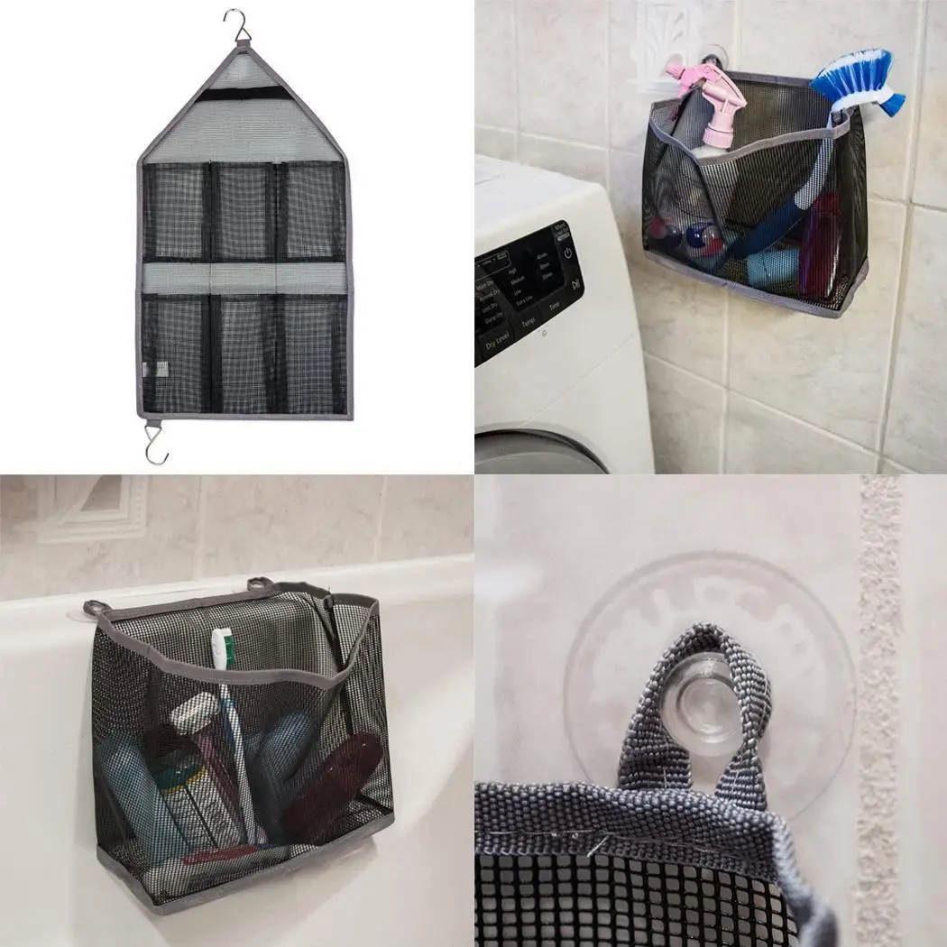 Новая многофункциональная подвесная сетка для ванной комнаты квадратная сумка