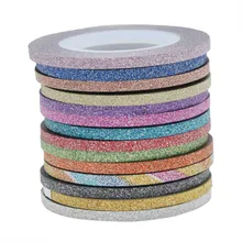 2018Hot sell 12 цветов Блеск для ногтей Stripin Line Лучший лак гель замочить от УФ-гель для ногтей базовое пальто без вытирания Цветной Гель-лак(China)