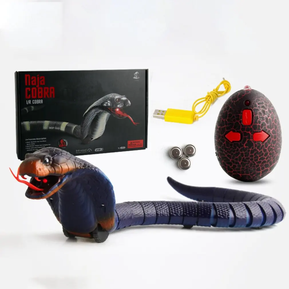 Tricky Exotic Toy RC Змея с дистанционным управлением и яйцо погремушка животное