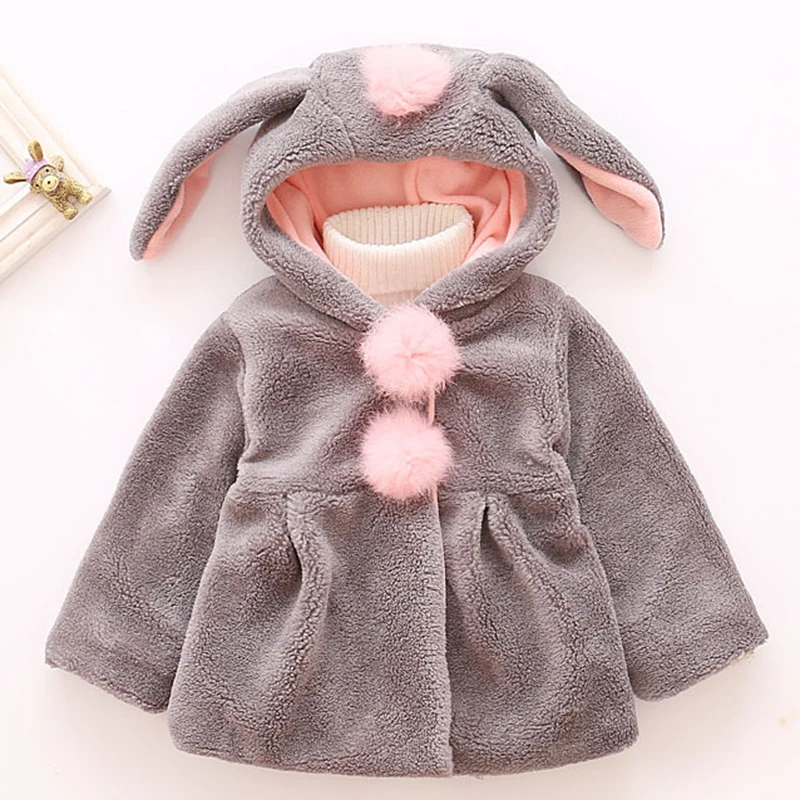 

Mayfair Cabin Baby Girls Jacket 2019 Autumn Winter Warm Jacket Xmas Snowsuit For Girl Coat 1-4Y Jacket For Faux Fur Fleece Coat