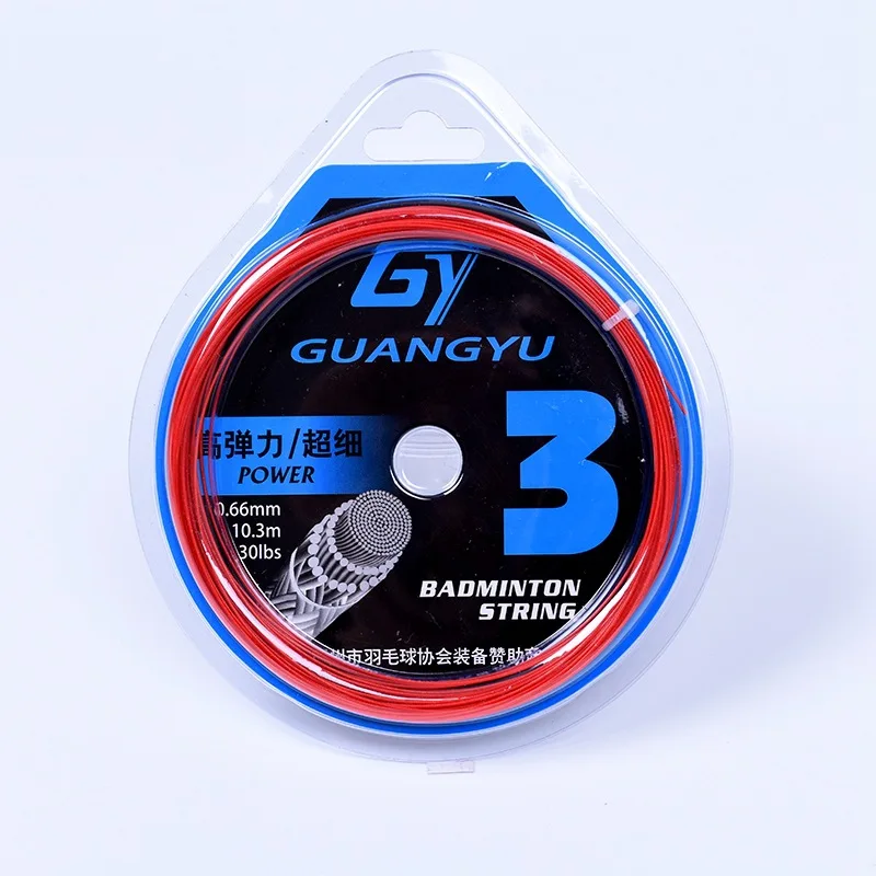 Струна для бадминтона, настоящий продукт guang yu 3, ультра-тянущаяся линия для бадминтона, ультра-тонкая четкая Голосовая перьевая линия, Верховная 30-P