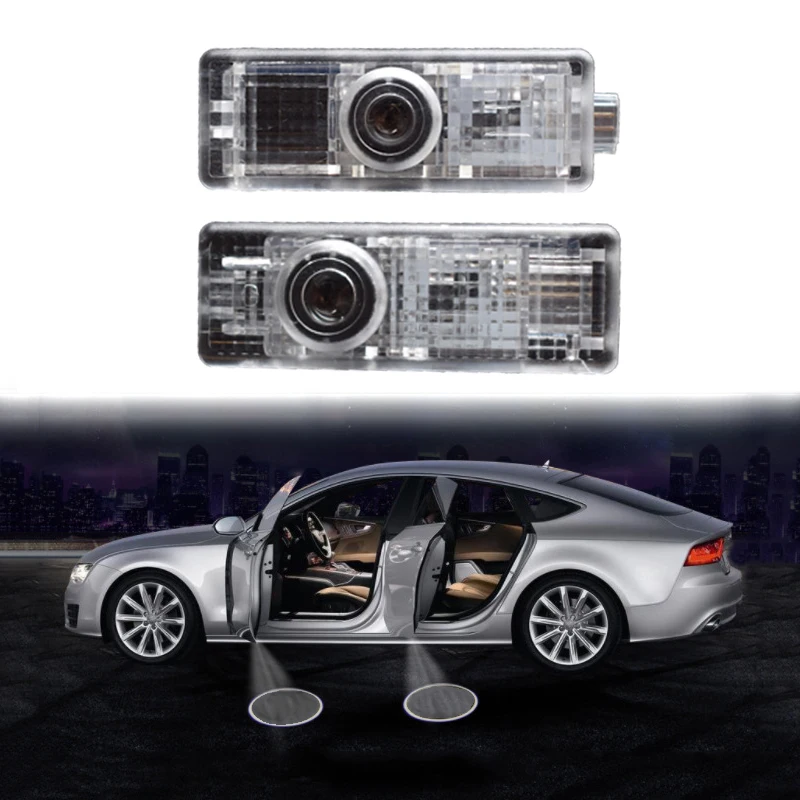 

2 Piece Car Door Logo Welcome Light Car badge LED Laser Projector Atmosphere lamp for BMW E60 m5 E53 x5 E39 E90 E93 F01 F07 F11