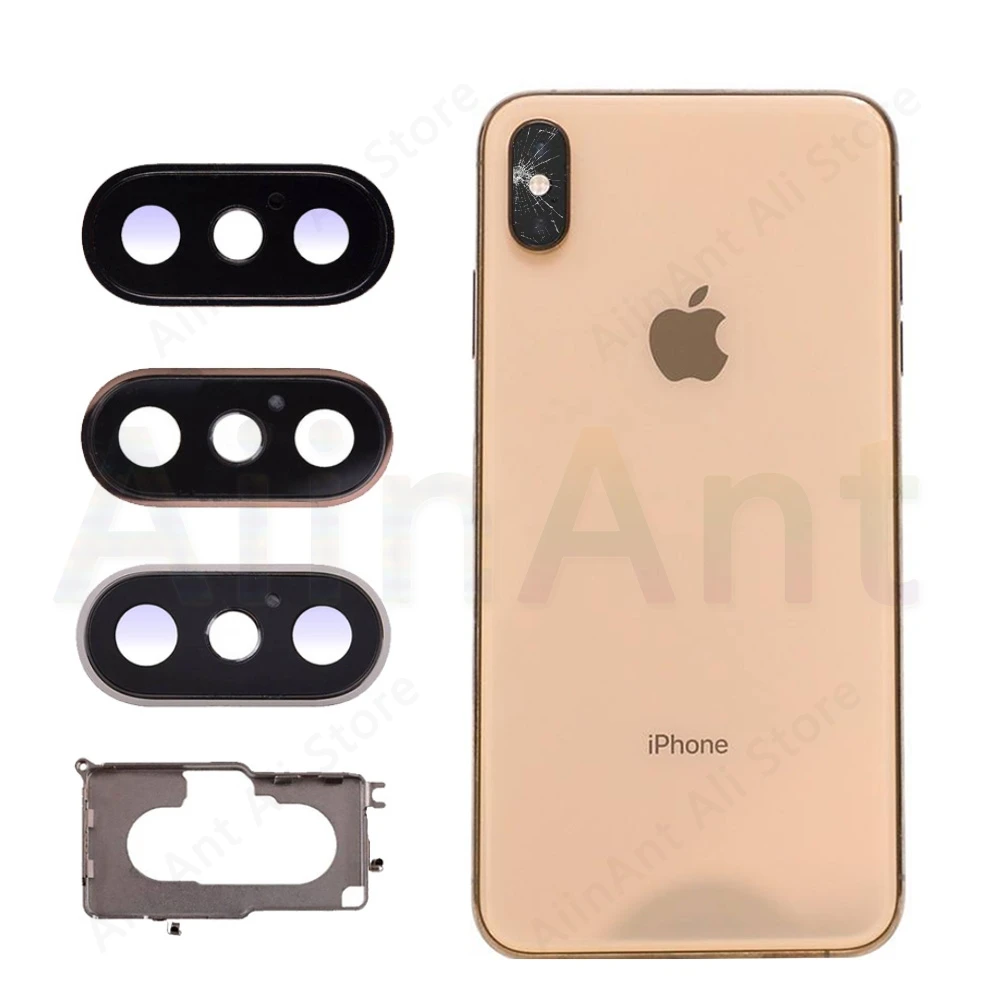 Instrument Sydøst fejl Iphone X Max Back Glass Replacement Original - Back Rear Camera Glass Ring  Iphone - Aliexpress