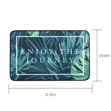 Высокое качество нейлон износостойкий и устойчивый к вход бытовой Кухня Спальня нейлоновая полоска антискользящий абсорбирующий коврик 50X80 см