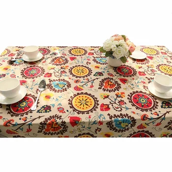 

Bohemian Style Tablecloth Rectangular Tablecloth Cotton And Linen Lace Tablecloth For Dinner Tablecloth