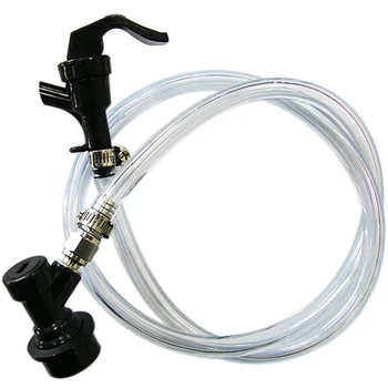 

3/16 Inch Ball Lock Line Assembly, Picnic Tap with 3Ft Beer Line for Home Brewing