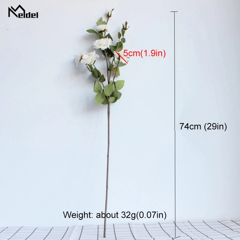 Meldel Artificial Flower Wedding Bouquet DIY Home Decoration wedding bouquets
