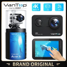 VanTop Moment 5C nativa 4K 60fps Action Camera Touch Screen WiFi 170 ° FOV registrazione Video impermeabile Sport Cam con EIS