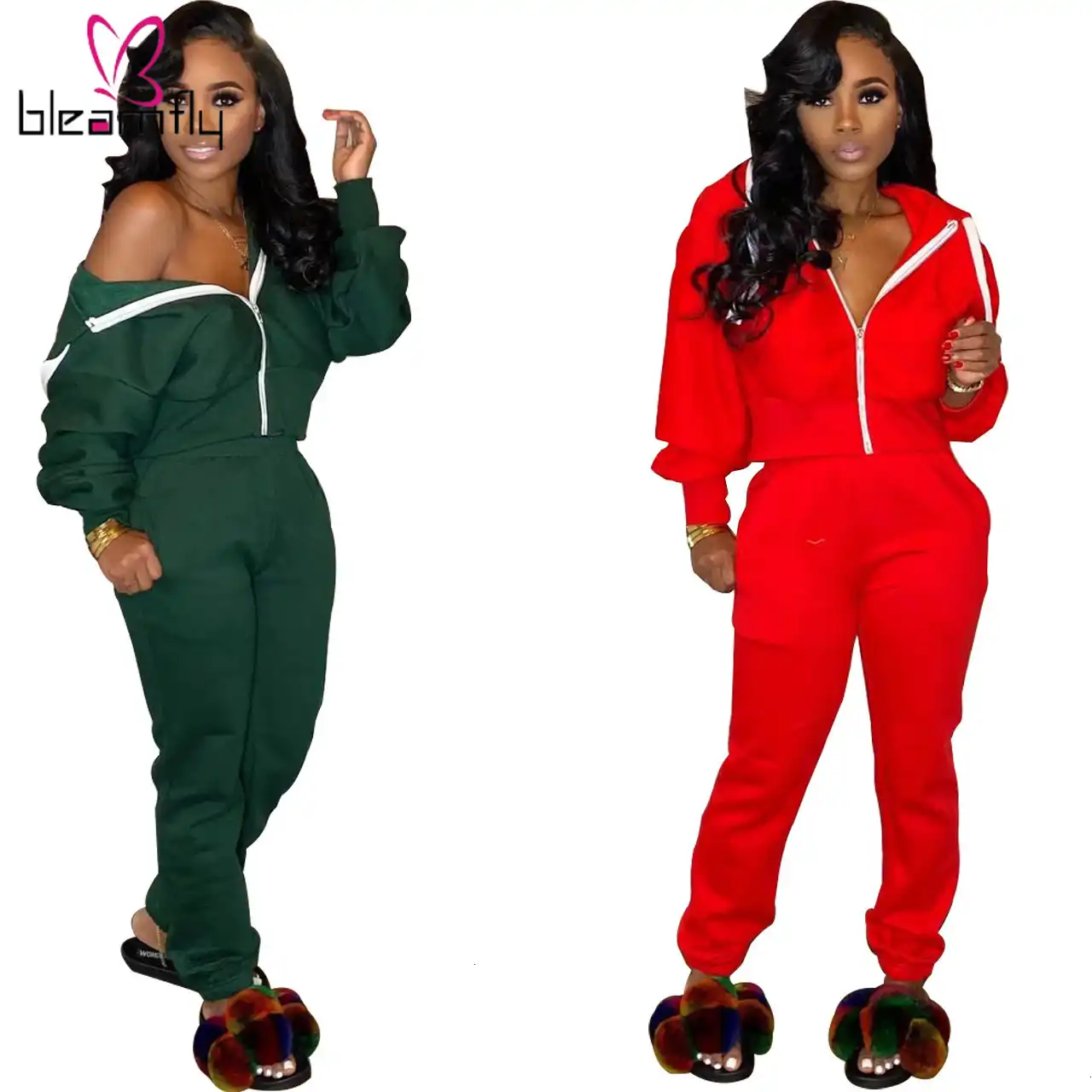 plus size two piece tracksuit