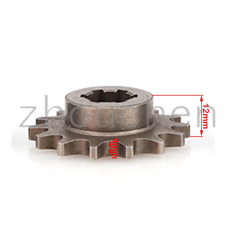 Front Gear Box Sprocket T8F 11T 14T 17T 20T Pinion Sprocket Chain Cog Metal For 47cc 49cc Minimoto ATV Mini Bike Moped Scooter