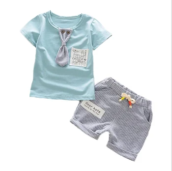 

Summer T shirt outfits for baby kids boys 6m 12m 2T 3T Toddler kids baby boys outfits cotton Tee+Shorts Pants clothes cool set