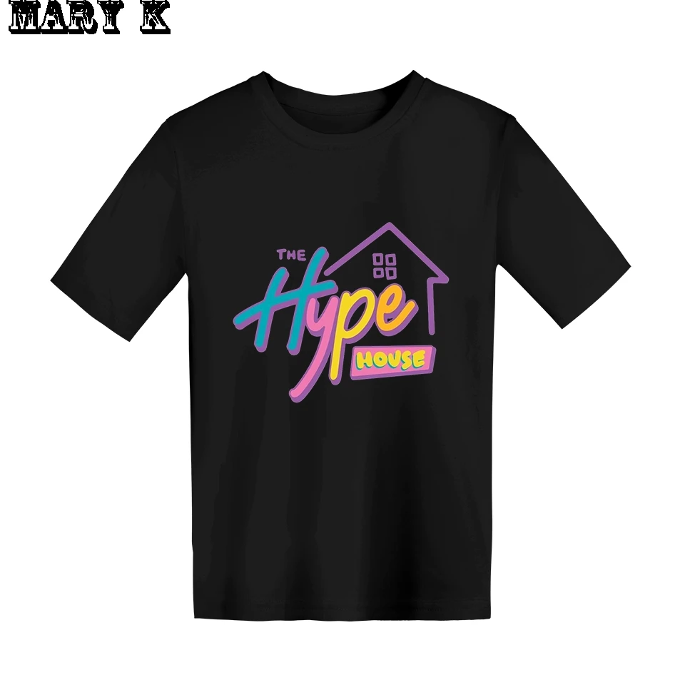 The Hype House/детская футболка Tony Lopez для мальчиков и девочек топы больших размеров с