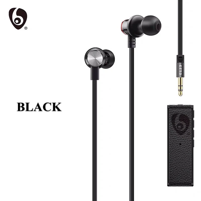 OVLENG M1-4 Bluetooth наушники трансимиттер приемник беспроводной адаптер 3,5 мм рецептор как MP3-player Walkman радио наушники - Цвет: BLACK