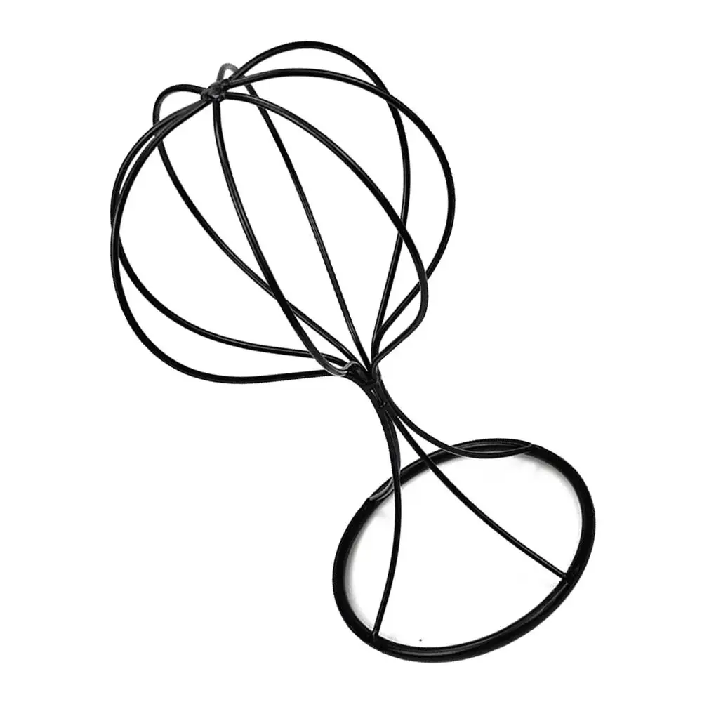 Metal Desktop Decorative Wigs Hanger Hat Helmet Cap Sunhat Display Holder Stand