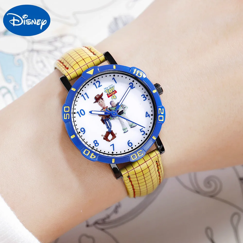 

Original Disney Children's Watch Boy Quartz Watch Student Toy Story Cartoon Anime Mickey Watch Watch For Kids