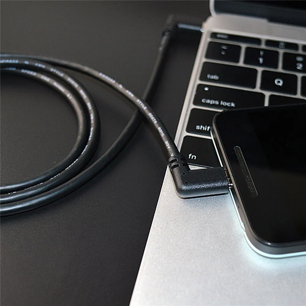 3 м usb type-C кабель для передачи данных, кабель для быстрой зарядки для Oculus Quest VR камеры, двойной локоть, USB-C, скорость передачи данных, запасной кабель