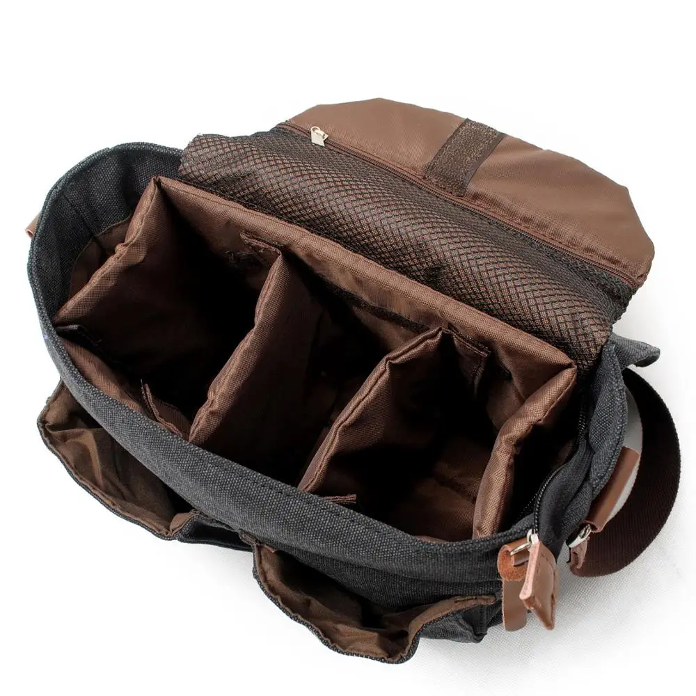 Модная маленькая парусиновая сумка на плечо для мужчин и женщин, сумка-мессенджер, Микро Одноместный SLR слинг-сумка для фотоаппарата для Canon Nikon sony