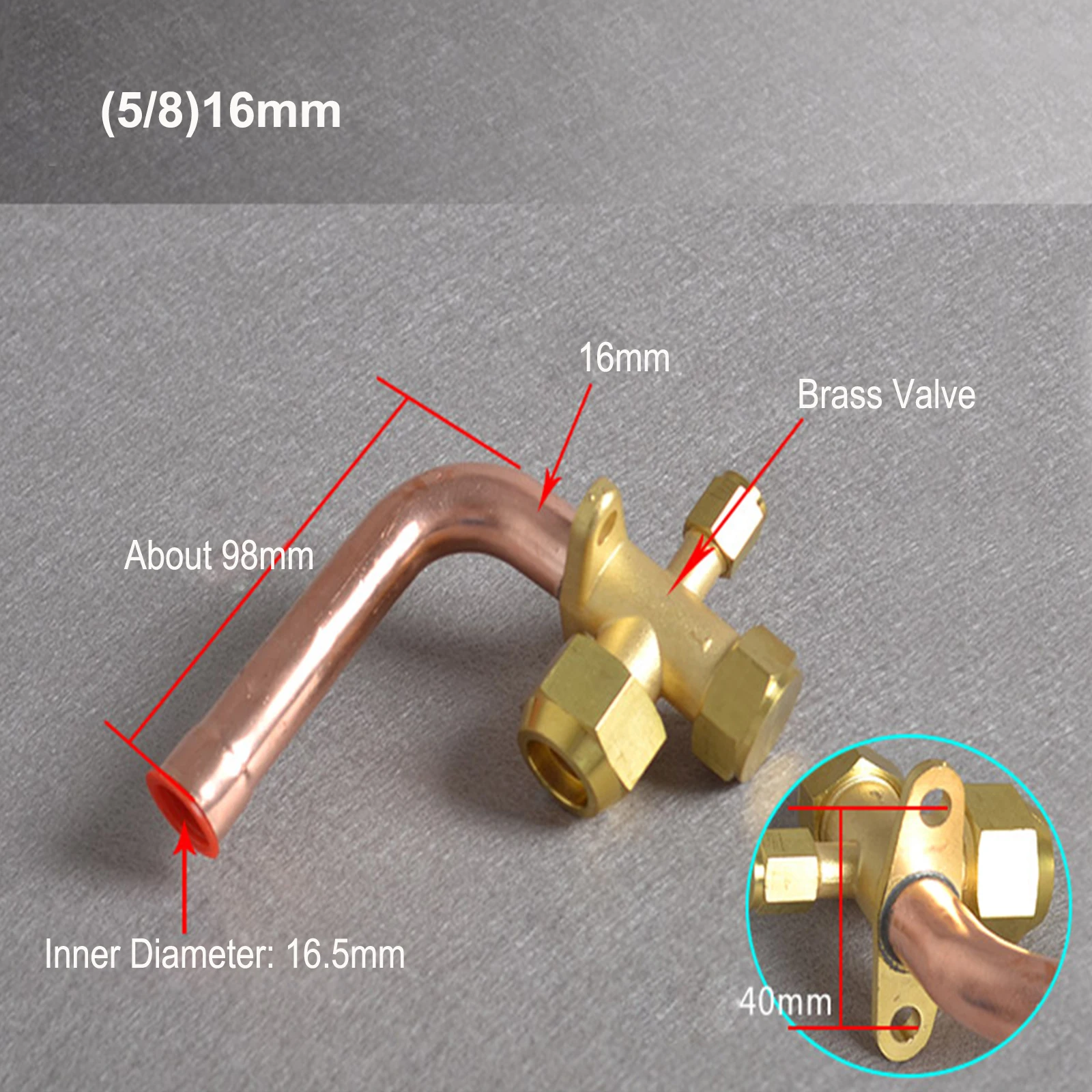 6/10/12/16/19 мм утепленные кондиционер клапан BSP Thread 3 Way изгиб штуцер с гайкой Разделение расширительный клапан для кондиционера воздуха