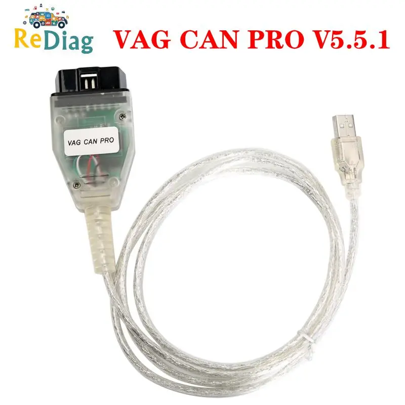 VAG CAN PRO V5.5.1 Поддержка Can Bus UDS KLine для AUDI без usb-ключа с FTDIFT245RL чип VCP OBD2 диагностический интерфейс