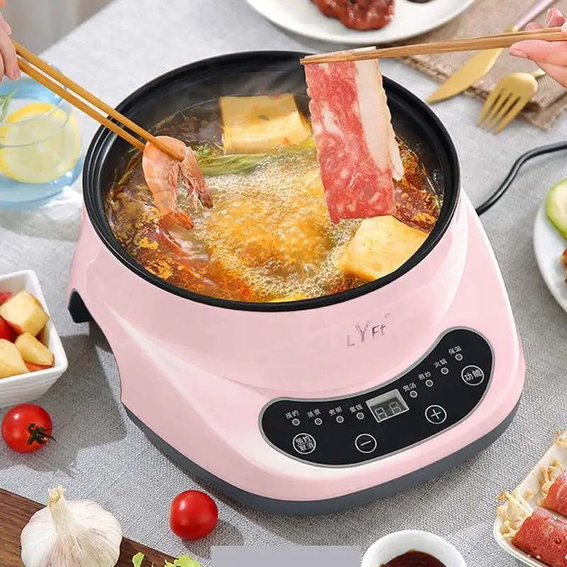 Smart Electric Hot Pot Multi-function Cooking Frying Pan Household Non-stick Dormitory Rice Porridge Making Steamer | Бытовая техника