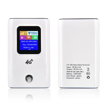

4G Wifi Router Car Mobile Hotspot Wireless Broadband Pocket Mifi Unlock Lte Modem Wireless Wifi Extender Repeater Mini Router