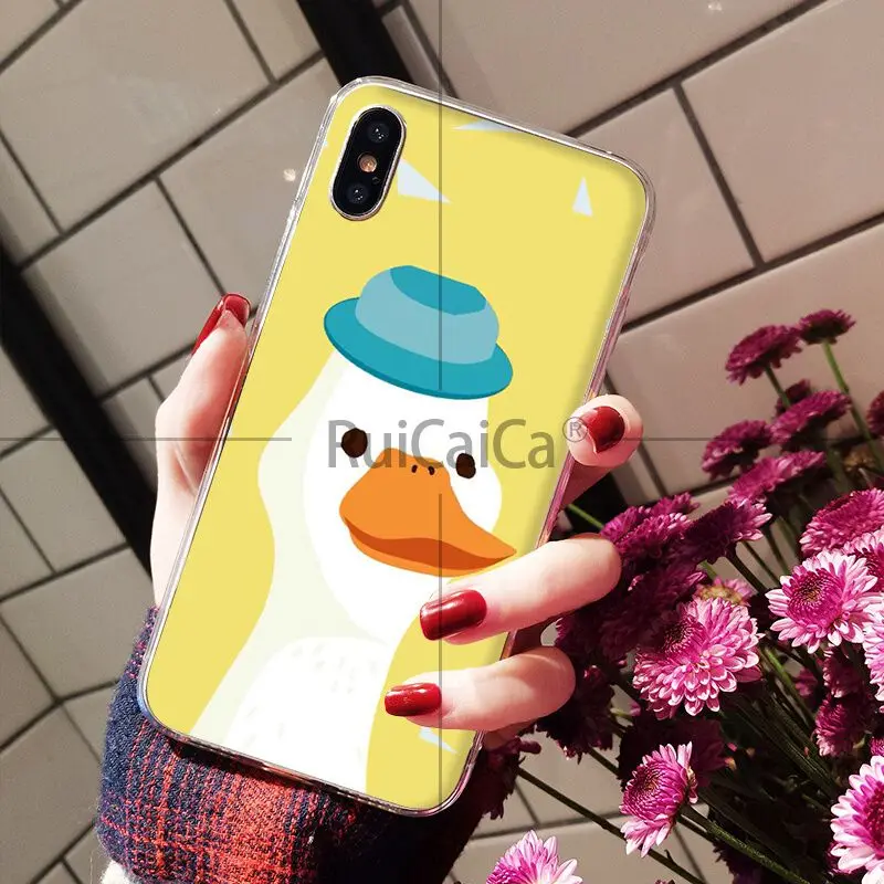 Super cute cartoon duck goose